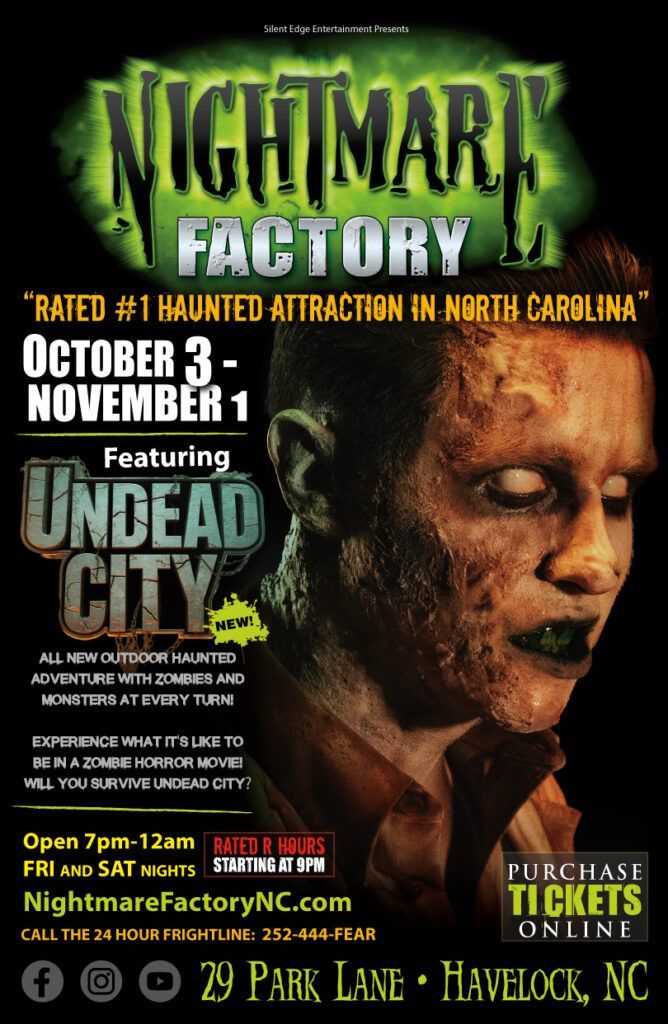 2025 Nightmare Factory Haunted Attraction Poster